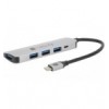 Hub USB-C™ SuperSpeed 4 Porte USB3.0 con PD