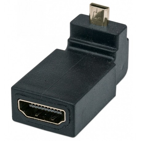 Adattatore HDMI A Femmina / Micro D Maschio Angolato Nero IADAP HDMI-MD90