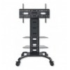 Supporto a Pavimento con 2 Mensole Trolley TV LCD/LED/Plasma 32-70''