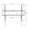 Supporto a Muro per TV LED LCD 42-80'' Ultra Slim fisso H600mm