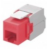 Frutto Keystone RJ45 Cat6A UTP 500MHz Rosso IWP-MD C6A/REW