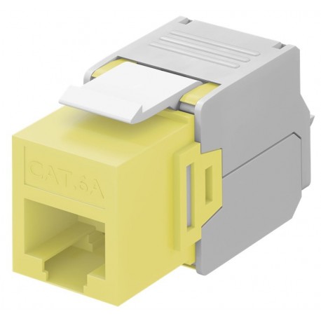 Frutto Keystone RJ45 Cat6A UTP 500MHz Giallo IWP-MD C6A/YEW