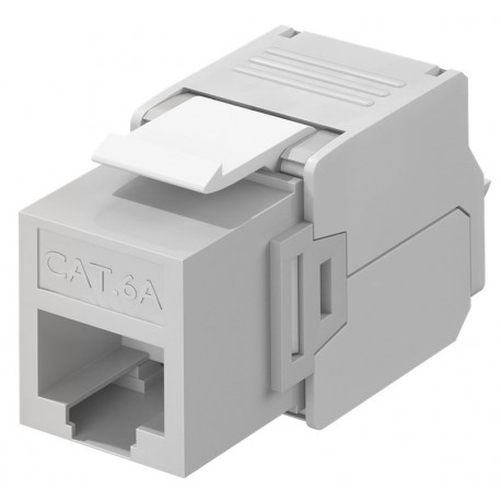 Frutto Keystone RJ45 Cat6A UTP 500MHz Grigio IWP-MD C6A/GRW