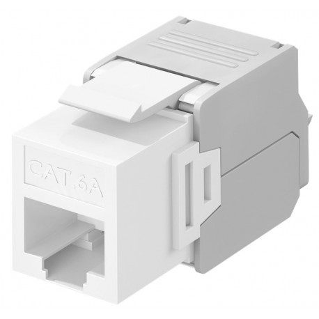 Frutto Keystone RJ45 Cat6A UTP 500MHz Bianco IWP-MD C6A/WW