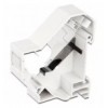 Adattatore su barra DIN per modulo RJ45 Keystone Schermato IWP-MD KEY-RAILEG