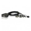 Switch KVM USB DVI a 2 Porte