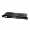 Gruppo 2 Ventole 1U per Rack 19'' con Termostato LED Nero I-CASE FAN-TC2B