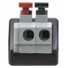 Adattatore DC 2.1x5.5mm Maschio Terminal Block 2 pin con Pulsante IADAP TB2-DC5521M