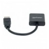 Cavo Convertitore HDMI a VGA con MicroUsb 30cm Nero