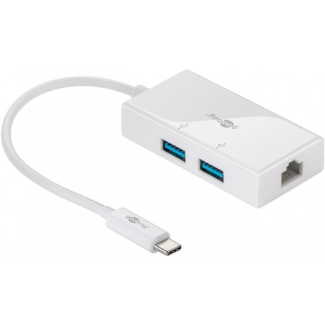 Hub USB-C SuperSpeed 2 USB 3.0 e RJ-45 Gigabit IUSB31C-HUB2C