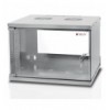 Armadio Rack 19'' a Muro 9U prof. 450 Grigio Assemblato
