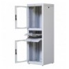 Armadio Rack 19'' 600x600 38U con Ripiano Tastiera Grigio