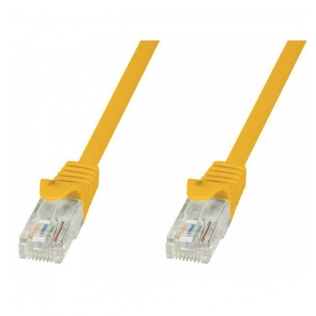 Cavo di rete Patch in CCA Cat.5E Giallo UTP 1m ICOC CCA5U-010-YET