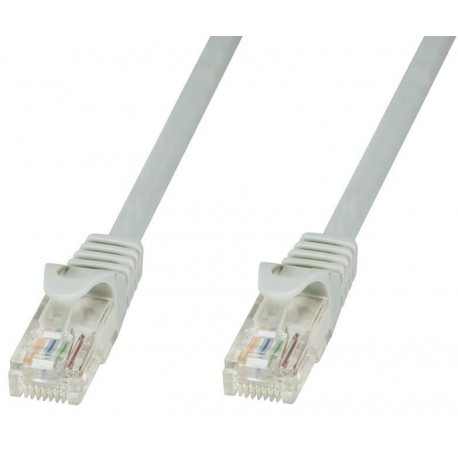 Cavo di rete Patch in CCA Cat.5E Grigio UTP 5m ICOC CCA5U-050T