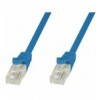 Cavo di rete Patch in CCA Cat.5E Blu UTP 10m ICOC CCA5U-100-BLT