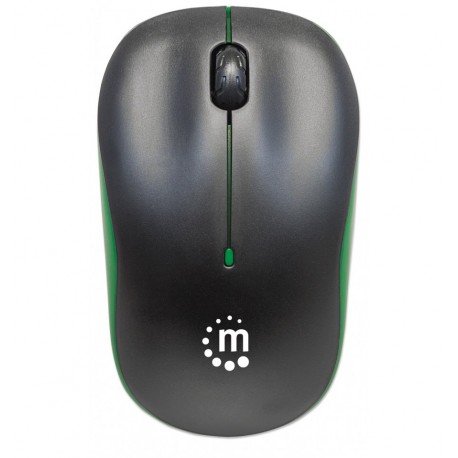 Mouse Ottico Wireless con Micro Ricevitore USB 1000dpi Nero/Verde IM 1000-WL-BGR