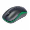 Mouse Ottico Wireless con Micro Ricevitore USB 1000dpi Nero/Verde