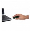 Mouse Ottico Wireless con Micro Ricevitore USB 1000dpi Nero/Verde