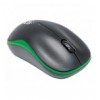 Mouse Ottico Wireless con Micro Ricevitore USB 1000dpi Nero/Verde