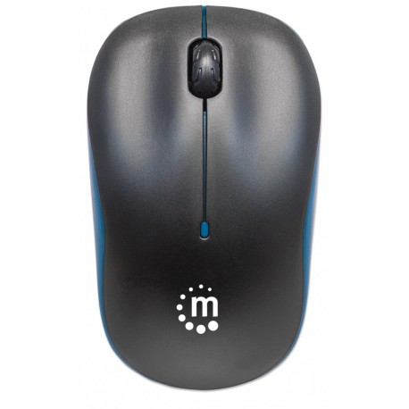 Mouse Ottico Wireless con Micro Ricevitore USB 1000dpi Nero/Azzurro IM 1000-WL-BBL