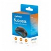 Mouse Ottico Wireless con Micro Ricevitore USB 1000dpi Nero/Azzurro