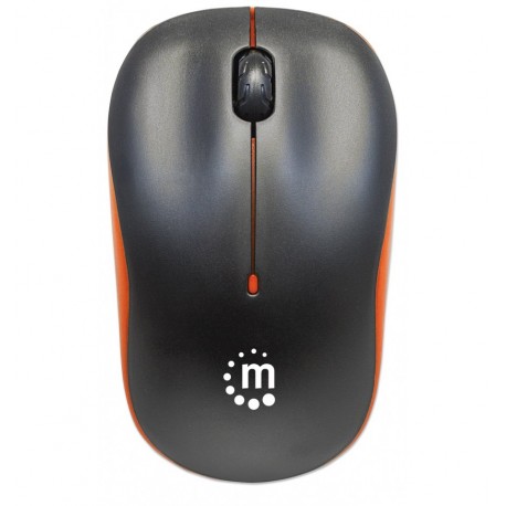 Mouse Ottico Wireless con Micro Ricevitore USB 1000dpi Nero/Arancione IM 1000-WL-BOR