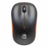 Mouse Ottico Wireless con Micro Ricevitore USB 1000dpi Nero/Arancione IM 1000-WL-BOR