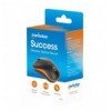 Mouse Ottico Wireless con Micro Ricevitore USB 1000dpi Nero/Arancione