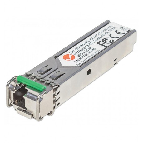 Transceiver Gigabit Fibra Ottica WDM (RX1310/TX1550) Bidirezionale SFP I-TX-MGBIC-WDM1