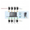 Switch KVM USB-PS2 VGA 8 Porte con LCD 17'' e Porta USB, CL5708M
