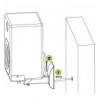 Coppia Staffe Speakers a Parete fino a 25kg Nero