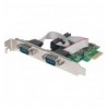 Scheda PCI Express Seriale 2 Porte DB9 M ICC X-PCI-2SER2