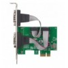 Scheda PCI Express Seriale 2 Porte DB9 M