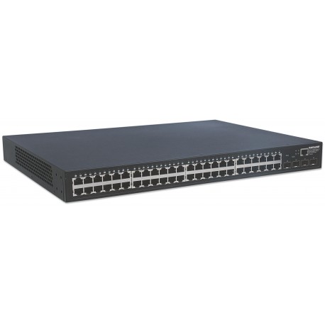 Switch Ethernet 48 Porte Gigabit Web-Managed con 4 porte SFP I-SWHUB GBE-48