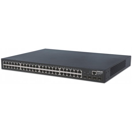 Switch Ethernet 48 Porte Gigabit Web-Managed con 4 porte SFP I-SWHUB GBE-48