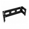 Staffa di Montaggio da Muro 19'' Easyline 4U con 3 Fori Nero