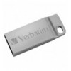 Mini Memoria USB Verbatim con Portachiavi 16GB Silver