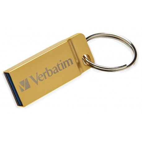 Mini Memoria USB 3.0 Verbatim con Portachiavi 16GB Oro IC-99104
