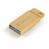 Mini Memoria USB 3.0 Verbatim con Portachiavi 16GB Oro