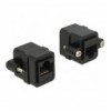 Adattatore RJ45 F/RJ45 F da Pannello Cat.6 UTP