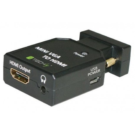 Mini Convertitore da VGA e Audio a HDMI IDATA VGA-HDMINI