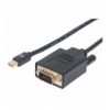 Cavo da Mini DisplayPort 1.2a (Thunderbolt) a VGA ICOC MDP-VGA-018