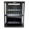 Armadio Rack 19'' 600x600 15U per Audio Video Nero