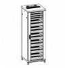 Armadio Rack 19'' 600x600 36U per Audio Video Nero