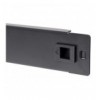 Pannello Cieco Toolless a Clip per Armadi Rack 19'' 1U Nero