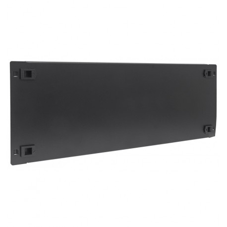 Pannello Cieco Toolless a Clip per Armadi Rack 19'' 4U Nero I-CASE BLANK-4-SCL