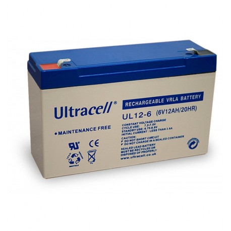 Batteria Ricaricabile 6V 12Ah