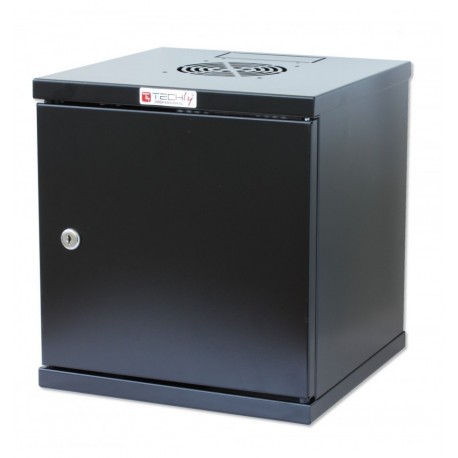 Armadio Rack 10'' a muro 6 unità Porta Cieca Nero I-CASE EM-1006BKCTY