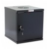  Armadio Rack 10'' a muro 6 unità Porta Cieca Nero