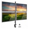 Supporto da scrivania per 4 Monitor 13-27'' con morsetto